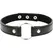 Coquette Chic Desire Vegan Leather Adjustable Necklace 38cm Black