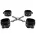 Darkness Premium Leather Restraint System for Hands and Feet, Black