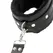 Darkness Premium Leather Restraint System for Hands and Feet, Black