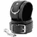 Darkness Black Adjustable Wrist Cuffs with Double Reinforcement, PVC