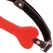 Darkness Crveni koštani silikonski podesivi gag - Vodootporan, 14.8 cm