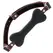 Darkness Crni koštani silikonski podesivi gag Vodootporan 14.8 cm