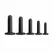 NS Novelties Renegade Dilator Kit Black - 5-Piece Silicone Set
