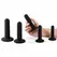 NS Novelties Renegade Dilator Kit Black - 5-Piece Silicone Set