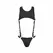 Passion Body Adam crni S/M – elegantan poliuretanski i poliesterski bodi