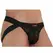 BURN Jock Lingerie Black M - Moderna atletska mrežasta intimna odeća