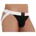 BURN Jockstrap Shiny Black/White M - Premium atletski donji veš