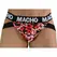 MACHO MX28MR Jockstrap Military Red XL - Anatomski sistem podrške