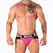 MACHO MX28FR Jockstrap Pink Neon S - Lycra udobnost i dvostruki naramenični dizajn