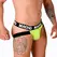 MACHO MX28FA Atletski Jockstrap Žuta M - Prozračna Likra Podrška