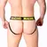 MACHO MX25A Likra Jockstrap Žuta XL - Otvorena Leđa, Sportski Dizajn