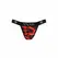 Anais Men Savage Jock Strap S - Red Microfiber, Animal Print, Cut-Out Back