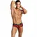 Anais Men Savage Jock Bikini XL Red Microfiber Animal Print