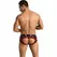 Anais Men Savage Jock Bikini S Red Animal Print Microfiber