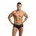 ANAIS MEN Romance Jock Bikini L Black Lace Floral Cut-Out Design