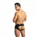 Anais MEN PETROL Jock Bikini M - Microfiber Open-Back Briefs Navy Blue