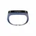 Anais Men Naval Jock Bikini S - Navy Blue, Sheer Striped Design