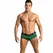ANAIS MEN Magic Jock Bikini S Green-Black Lycra Briefs