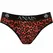 ANAIS MEN Tribal Slip XL Crveni Mikrofiber Animal Print Gaćice