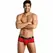 ANAIS Men SOUL Brief L - Red Microfiber, Sporty Fit, Black Trim