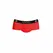 ANAIS Men SOUL Brief L - Red Microfiber, Sporty Fit, Black Trim