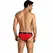 ANAIS Men SOUL Slip S - Crvene Mikrofiber Gaćice sa Crnim Obrubom
