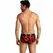ANAIS MEN Savage Brief L - Red Microfiber, Sporty Animal Print