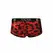 Anais Men Savage Brief M Red Microfiber Animal Print Sport Cut