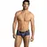 ANAIS MEN NAVAL Brief M - Sporty Navy Blue Mesh with Satin Stripes