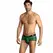 ANAIS MEN Magic Brief S - Green & Black Checkered Lycra Underwear
