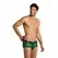 ANAIS MEN Magic Brief S - Green & Black Checkered Lycra Underwear
