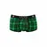 ANAIS MEN Magic Boxer L Green & Black Checkered Comfort Lycra