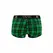 ANAIS MEN Magic Boxer L Green & Black Checkered Comfort Lycra
