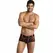 ANAIS MEN CHILL Boxer Shorts M - Sporty Black Mesh with Tropical Print