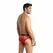 ANAIS MEN BRAVE Red Lace Briefs L - Floral Design, Wide Band