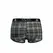 ANAIS MEN Balance Boxer L Black-Grey Check Microfiber Long Leg