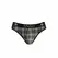 ANAIS MEN Balance Slip L - Microfiber Checked Briefs, Black/Grey/White