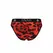 ANAIS MEN SAVAGE Slip XL - Red Microfiber Briefs with Animal Print