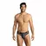 ANAIS MEN Balance Slip S - Karirane mikrofiber gaćice, crna/siva/bela