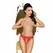 Penthouse Naughty Valentine Thong Red S/M - Lace Floral Design