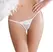 Passion Micro White Thong with Lace - One Size, Elegant Design