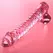 Ibiza Nebula Serija Model 23 Intimni Stakleni Uređaj Pink 21.5cm O4cm