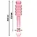 Ibiza Nebula Serija Model 20 Stakleni Intimni Uređaj Pink 20.5cm