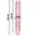 Ibiza Nebula Serija Model 15 Borosilikatni Stakleni Intimni Uređaj Pink 18.5cm