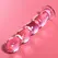 Ibiza Nebula Serija Model 10 Intimni Stakleni Dodatak Pink 16.5cm
