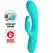 Pretty Love Scocco Intimate Vibrator Rabbit Turquoise Silicone