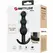 Pretty Love Sidney Intimate Anal Device 10 Modes Black Silicone USB