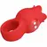 Pretty Love Jae Rose-Shaped Finger Model, 10 Modes, Red Silicone