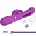 Pretty Love Kampas BW-500025-3 Intimni 3-u-1 Silikonski Vibrator Ljubičasti