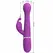 Pretty Love Dejon 3-u-1 Višenamenski Rabbit Vibrator Ljubičasti Silikon
